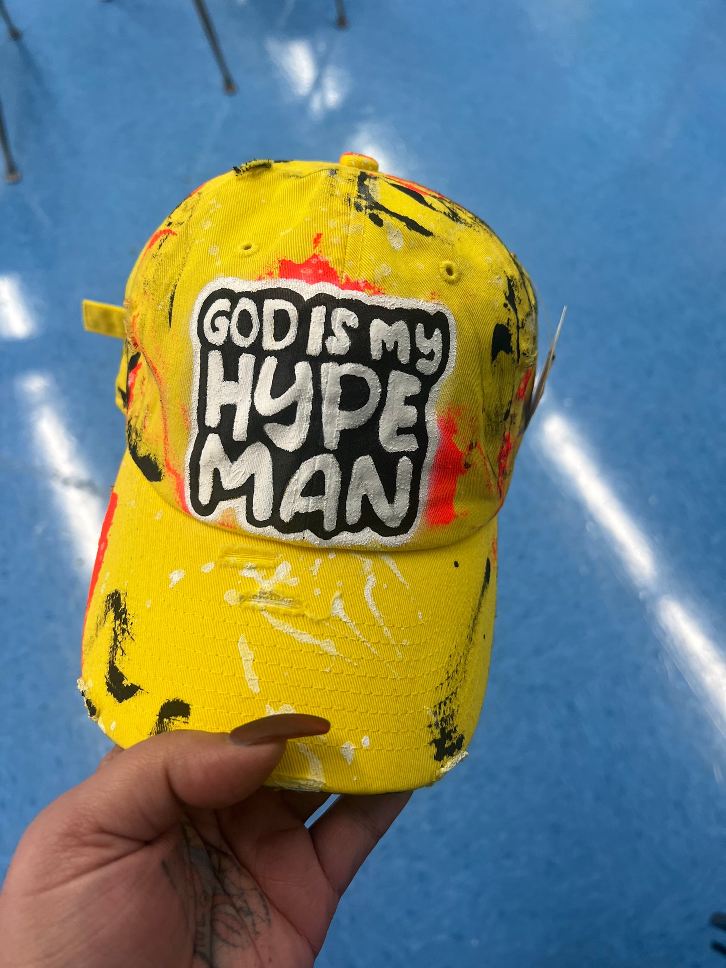 God is My HypeMan-yellow