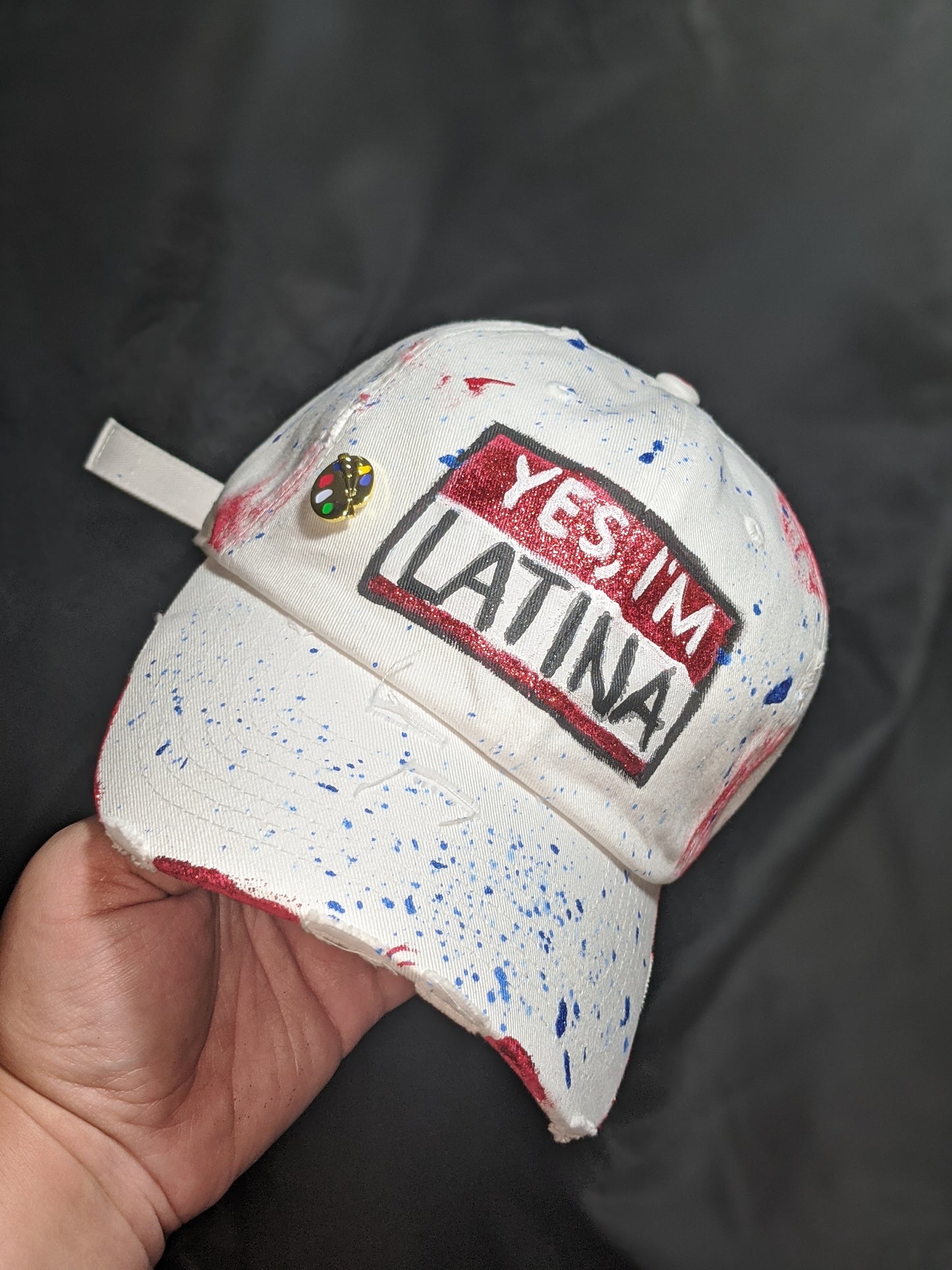 YES, I'M LATINA REMIXED Dad Hat